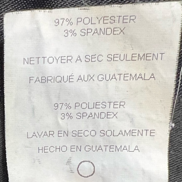 Women’s CDC Formal Black Dress with Velvet Floral Accents Size 12 - Picture 5 of 6